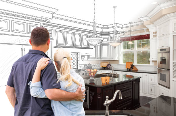 Professional Kitchen Island Installation technician working in New Market, VA